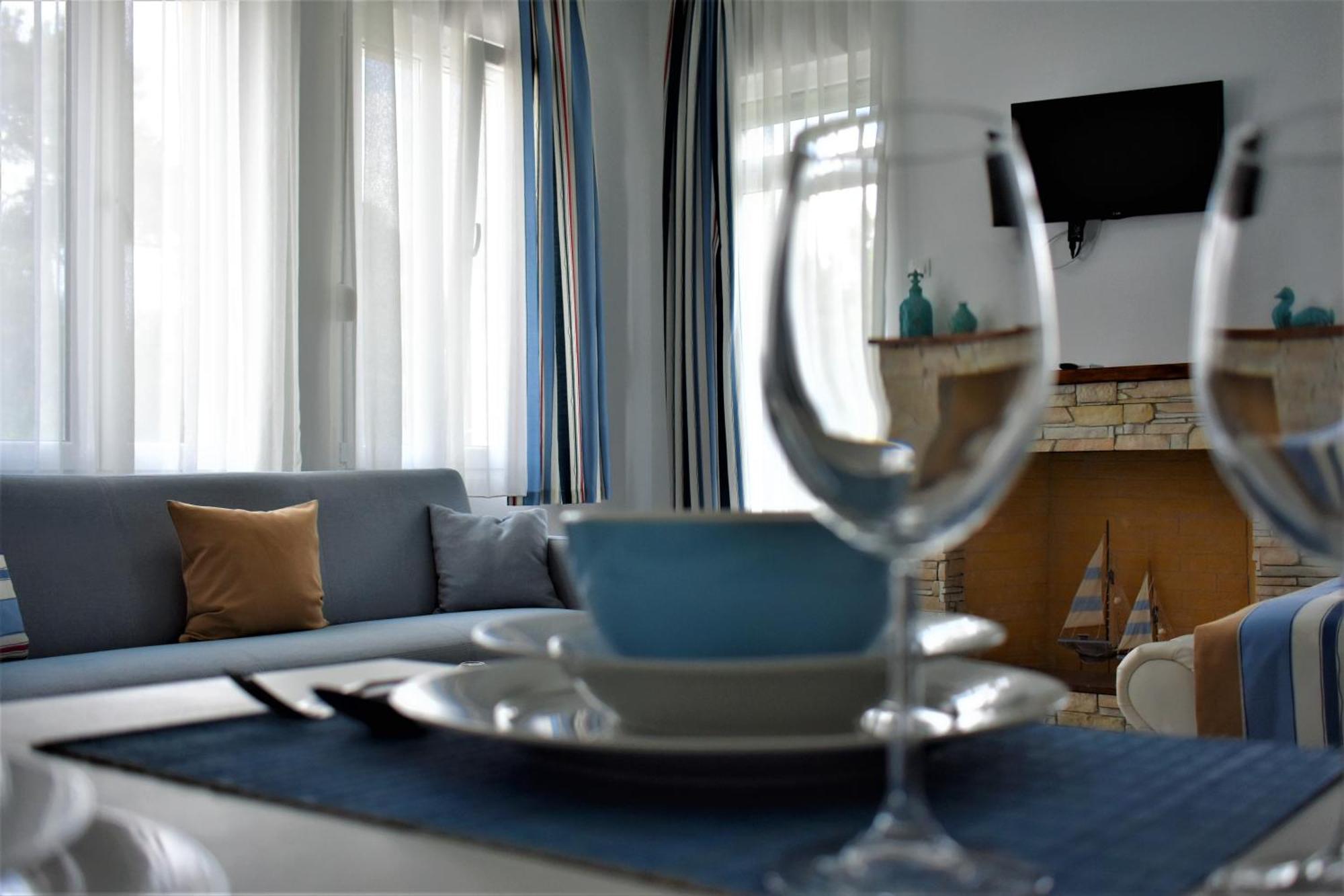 Thasos Blue Apartments Prínos Zimmer foto